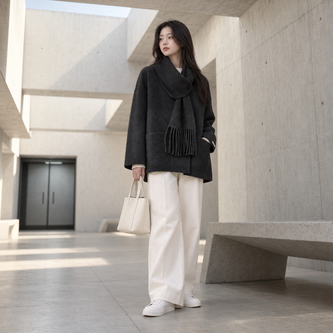 데님 캐주얼룩